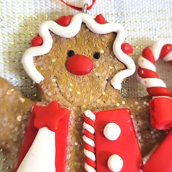 Mini Gingerbread Man Ornament - Picture 4 of 6